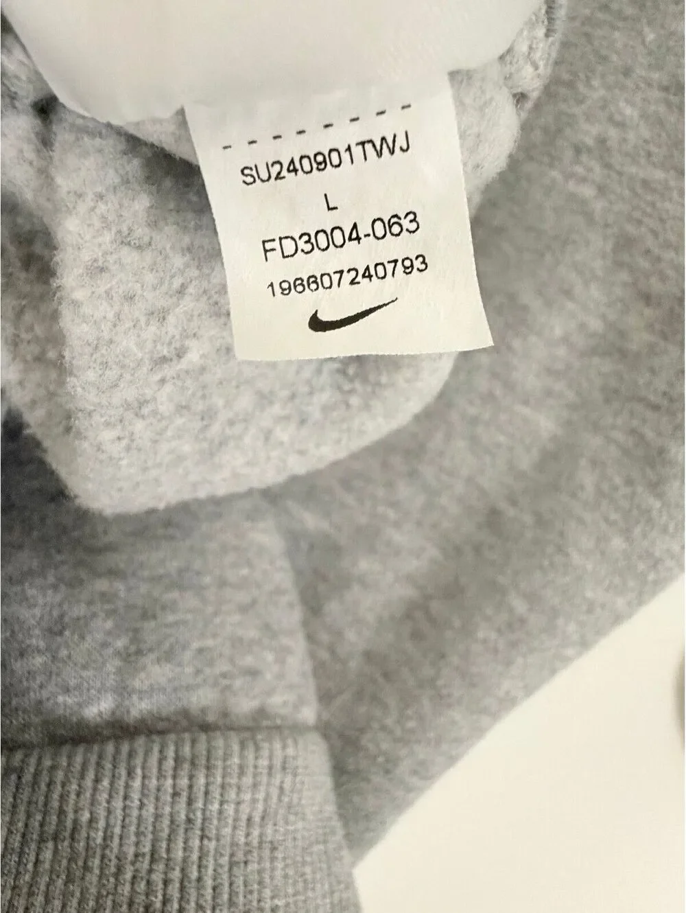 Nike Sportswear Club Fleece Big Kids Full Zip Hoodie Gray Size Large (14)